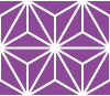 麻の葉（紫）
